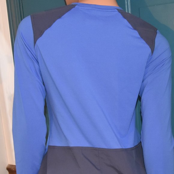 Columbia Omni Wick - Omni Shade Long Sleeve Blue Top Size Small EUC - Picture 3 of 5